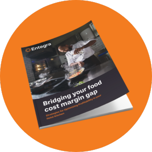 A whitepaper mockup on an orange background